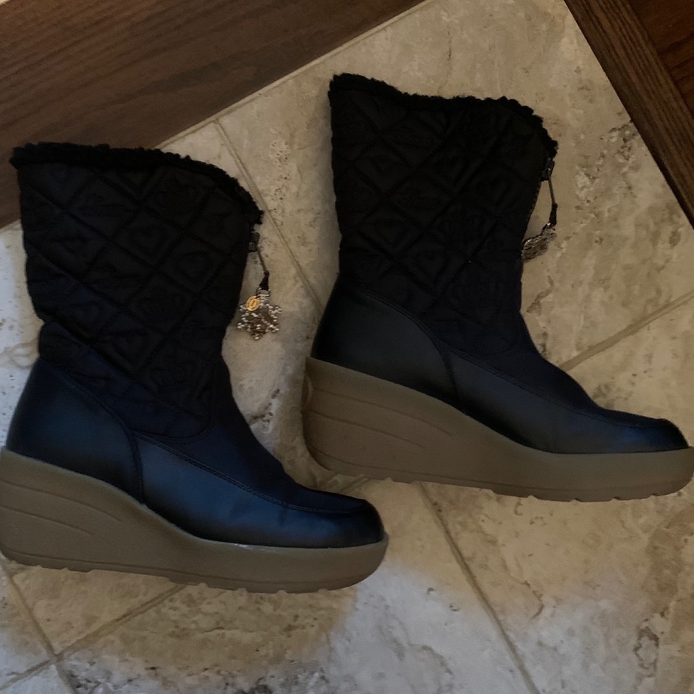 ❄️ Y2K Juicy Couture SNOWFLAKE Wedge Snow Boots FINAL PRICE - Picture 5 of 9